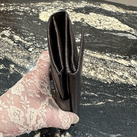 Bulgari Brown and Gold Wallet - Picture 11 of 15